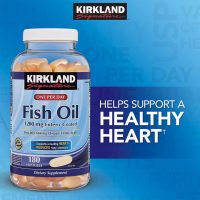 Kirkland Signature™ Fish Oil Omega-3 1200 mg. Hộp 180 viên