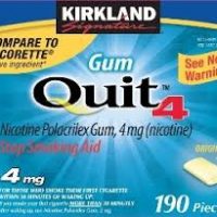 Kẹo cai thuốc lá Kirkland Signature™ Quit2™ 4 mg. Hộp 190 viên